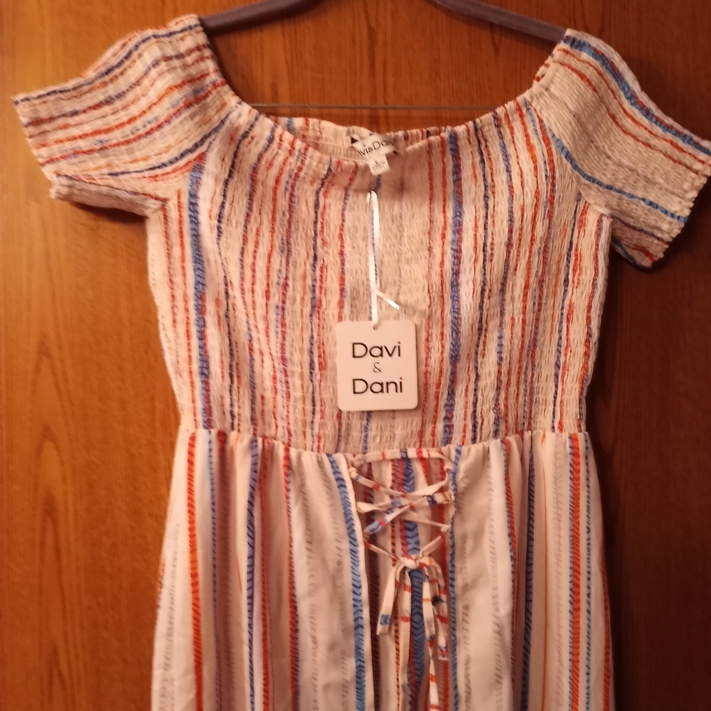 NWT gorgeous Davi & Dani Large dress / romper Boutique Exclusive - Picture 3 of 5